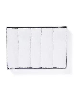 Pack Of Five Cotton Face Cloths