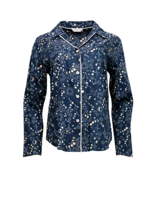 Cotton Modal Celestial Print Pyjama Top