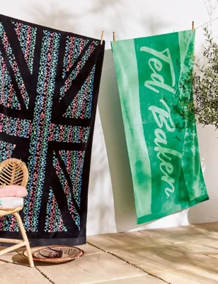 Pure Cotton Union Jack Beach Towel