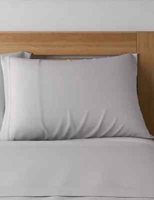 2pk Cotton Rich Percale Pillowcases