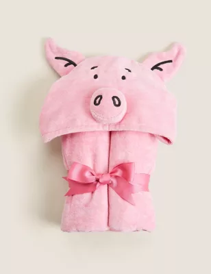 Pure Cotton Percy Pig&trade; Kids Hooded Towel