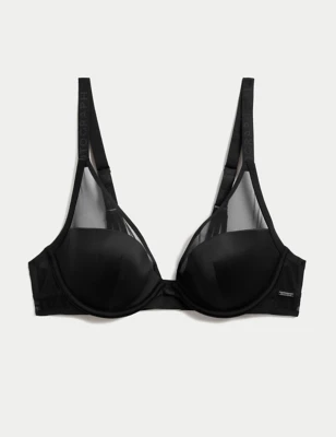 Tivoli Mesh Wired Plunge Bra A-E