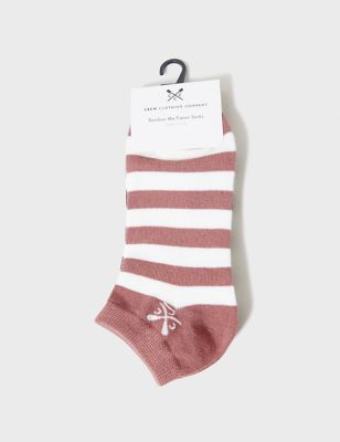 3pk Striped Trainer Socks