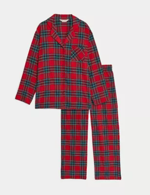 Women'S Checked Family Christmas Pyjama Set