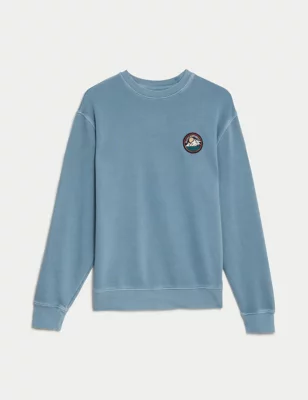 Pure Cotton Graphic Sweatshirt