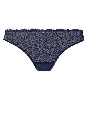 Catwalk Animal Lace Brazilian Knickers