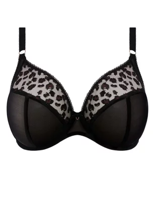 Namrah Embroidered Wired Plunge Bra