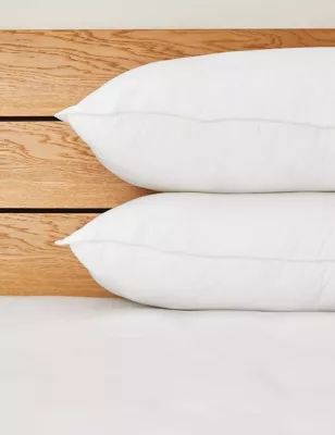 2pk Ultimate Comfort Pure Cotton Firm Pillows
