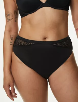 3pk Body Soft&trade; High Waisted Brazilian Knickers