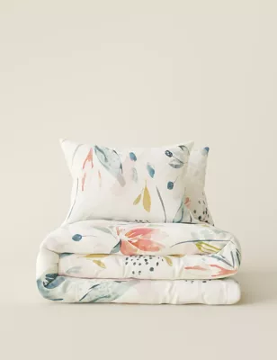 Pure Cotton Abstract Leaf Bedding Set