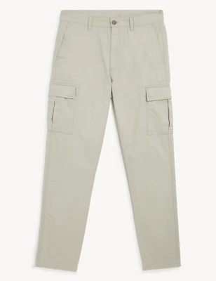 Tapered Fit Lightweight Cargo Trousers