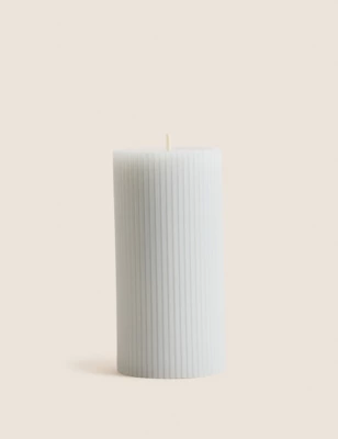 Ridged Pillar Candle
