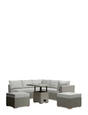 Marlow 7 Seater Rattan Effect Garden Living Set