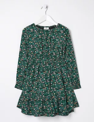 Floral Tiered Dress (3-13 Yrs)