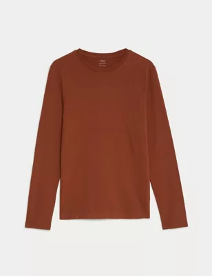 Pure Cotton Long Sleeve T-Shirt