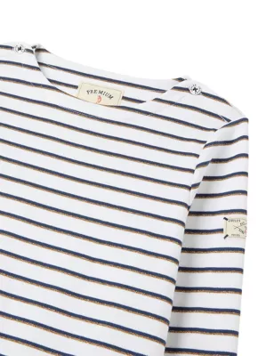 Pure Cotton Striped Top (2-12 Yrs)