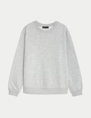 Cotton Rich Crew Neck Sweatshirt