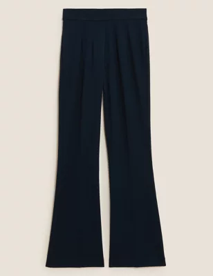 Jersey Flared Trousers
