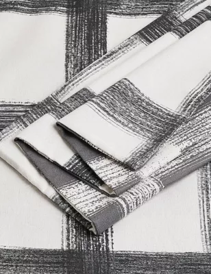 Pure Brushed Cotton Check Bedding Set