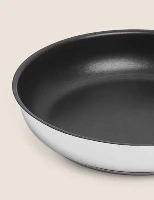 Stainless Steel 24cm Medium Frying Pan