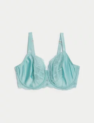 Aster Sparkle Lace Wired Balcony Bra F-H