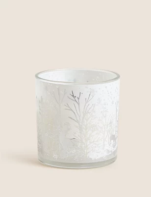 Winter Shimmer Glow Light Up Candle