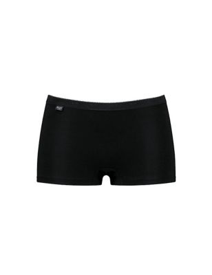 Basic+ Cotton Rich High Waisted Shorts