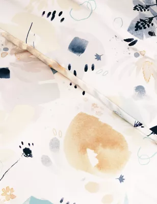 Pure Cotton Watercolour Floral Bedding Set