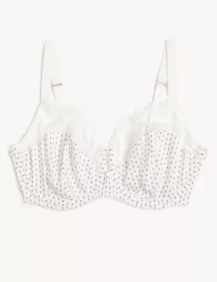 Ammi Wired Balcony Bra With Cotton F-H