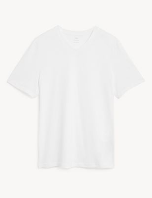 Pure Cotton V-Neck T-Shirt