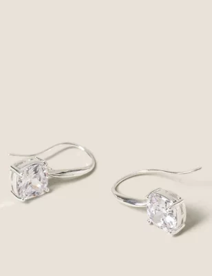 Cubic Zirconia Mini Drop Earrings