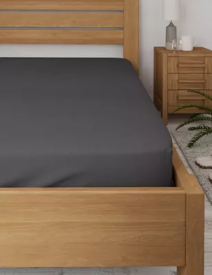 Bamboo Cotton Blend Sateen Fitted Sheet