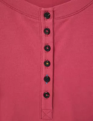 Cotton Rich Henley Pyjama Top