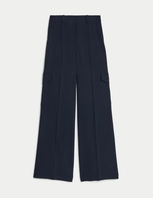 Cargo Wide Leg Trousers