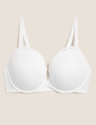 Lace Wired Push-Up Bra A-E