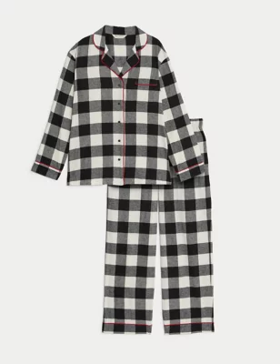 Women'S Mono Check Family Christmas Pyjama Set