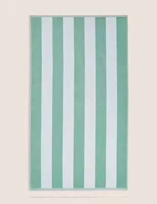 Pure Cotton Sand Resistant Striped Beach Towel