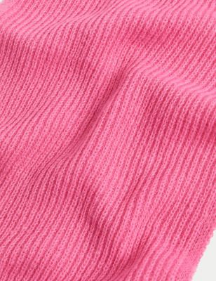 Knitted Ribbed Scarf