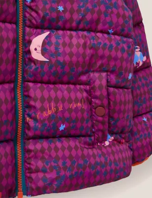 Quilted Printed Padded Jacket (3-10 Yrs)