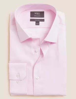 Regular Fit Pure Cotton Non Iron Shirt