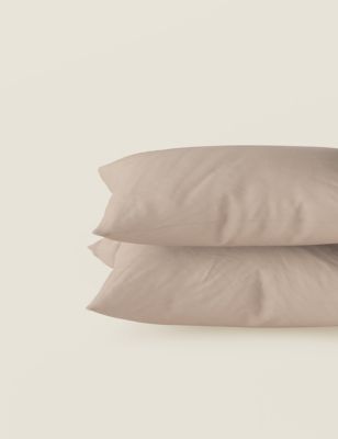 2 Pk Pure Cotton 180 Thread Count Pillowcases