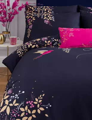 Pure Cotton Sateen Hummingbird Bedding Set