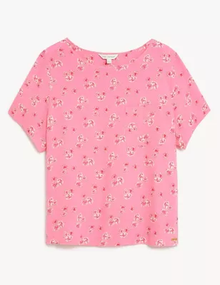 Floral Print Pyjama Top
