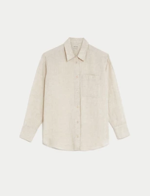Pure Linen Oversized Shirt