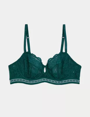 Cleo Lace Wired Balcony Bra A-G