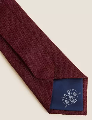 Textured Pure Silk Tie