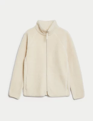 Borg Lightweight Funnel Neck Jacket