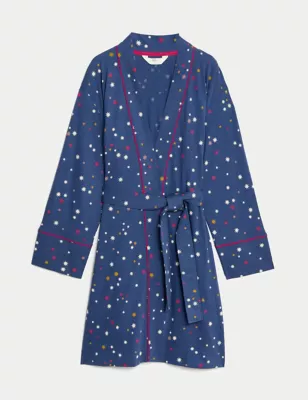 Star Print Short Wrap