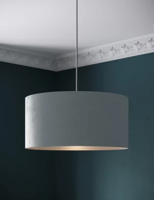 Velvet Oversized Ceiling Lamp Shade