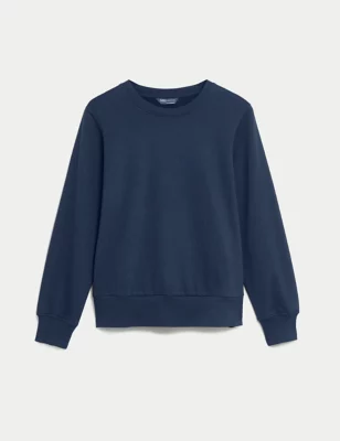 The Cotton Rich Crew Neck Sweatshirt